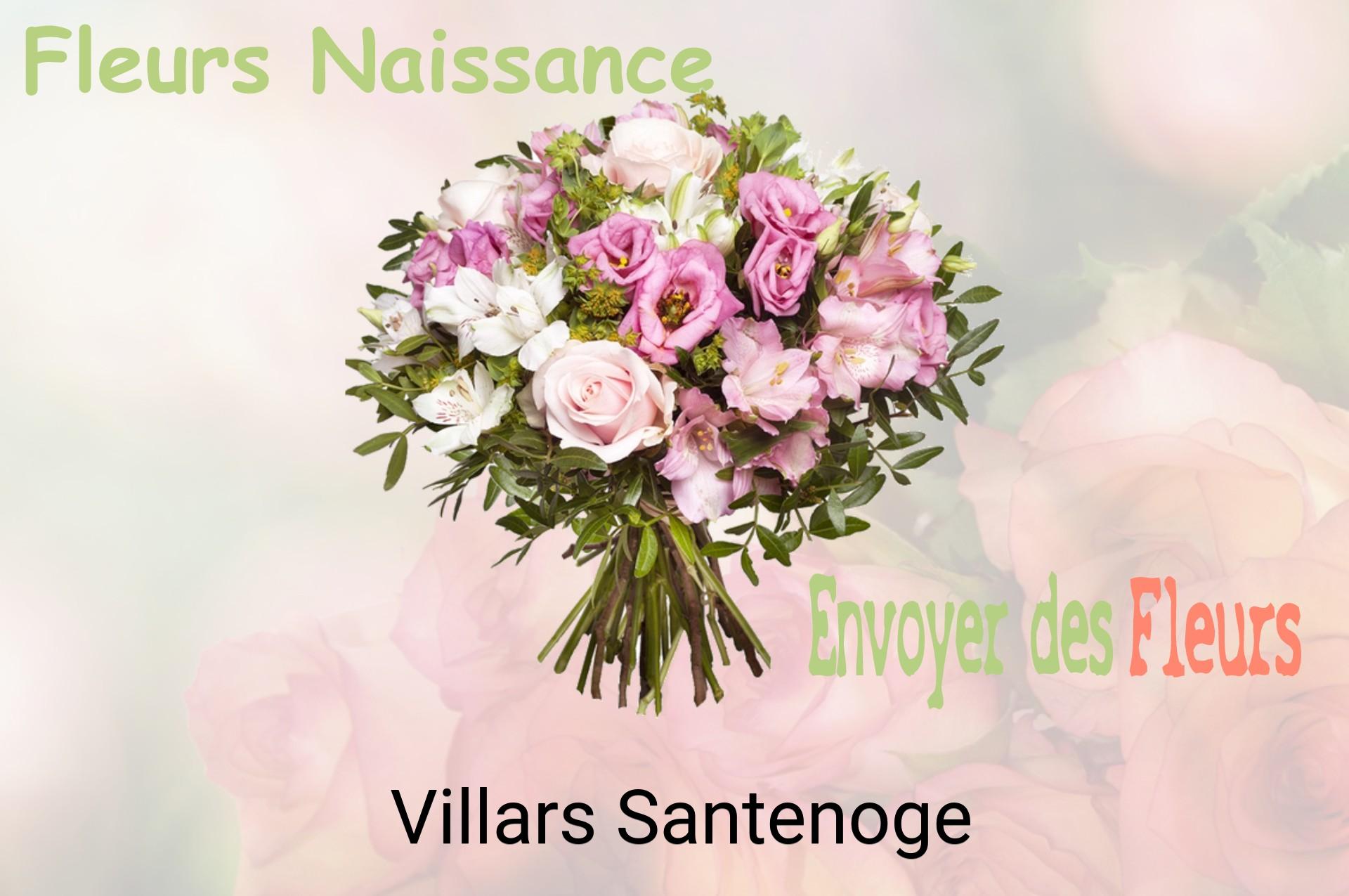 Bouquet de fleurs de naissance livré à Villars-Santenoge